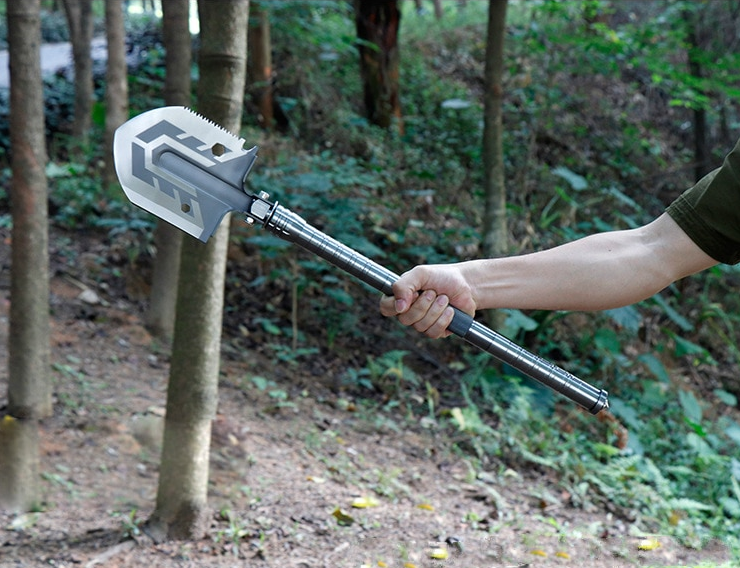 The Ultimate Survival Tool 23-in-1 Multi-Purpose Folding Shovel
